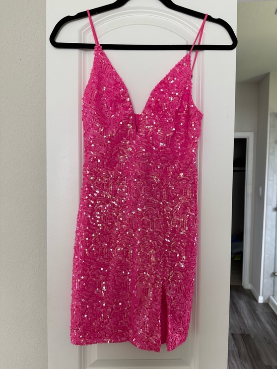 Lucy in the Sky Dresses & Skirts - Lucy in the Sky Hot Pink Sequin Mini Dress
